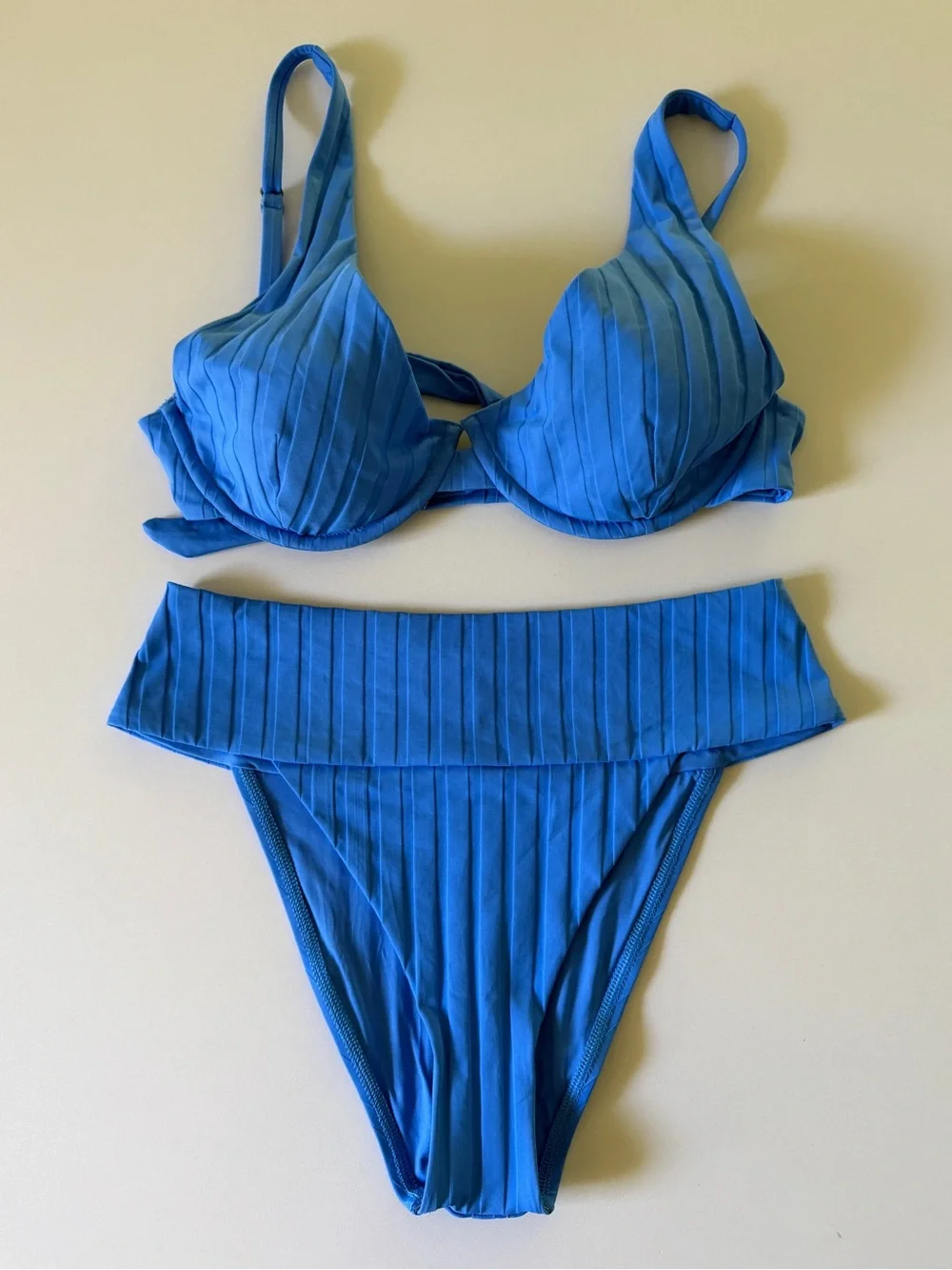 Vitamin A Bikini Set Ribbed Swimsuit - Picture 7 of 14